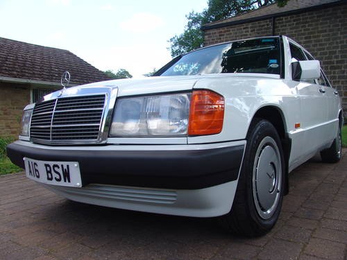 1993 1992 Mercedes 190E 2.0. One Lady Owner. 52K MIles For Sale