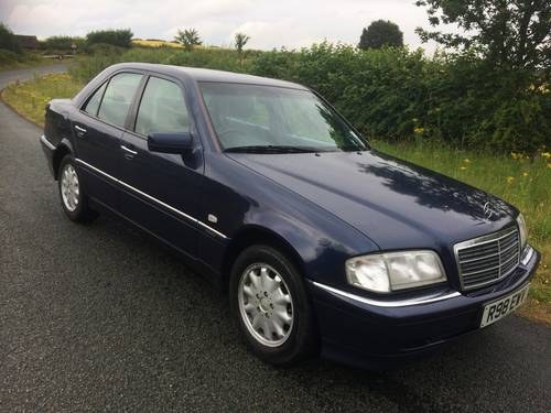 1997 MERCEDES C200 ELEGANCE AUTO 80,000 MILES FSH 2 OWNERS W202 For Sale