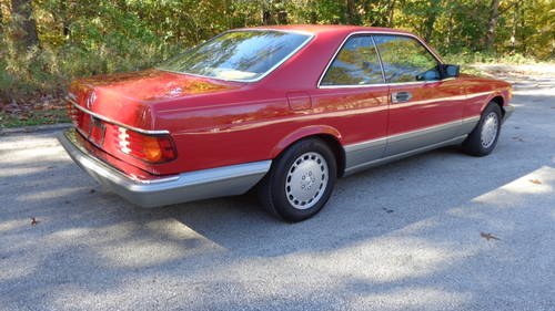 1987 Mercedes Benz 560 SEC Low Miles and Lovely VENDUTO