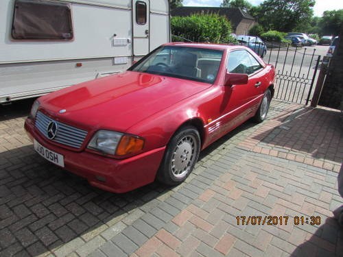 1967 1992 Mercedes 300SL with Hard Top, Private Plate. SOLD