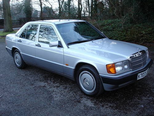 Mercedes 190E Saloon 2.0 Litre 1992 - 110,000 miles. For Sale