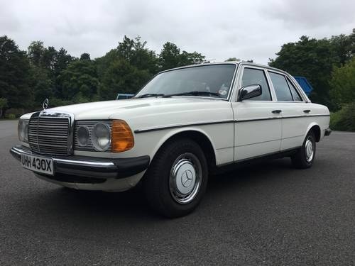 SEPTEMBER AUCTION. 1981 Mercedes 200 Auto For Sale by Auction