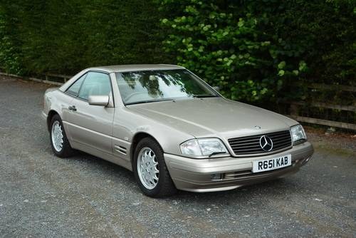 1998 Mercedes SL320 with only 46,500 miles; service history VENDUTO