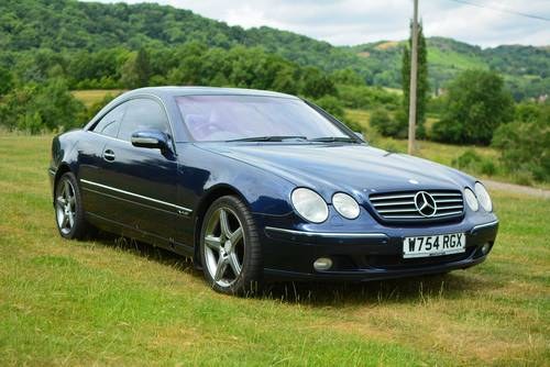 2000 Mercedes CL600 V12 N/A coupe; double glazed SOLD