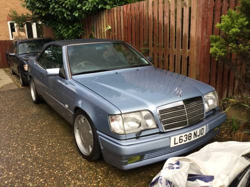1992 Mercedes 320 CE Cabriolet W124 px swap motorbike For Sale