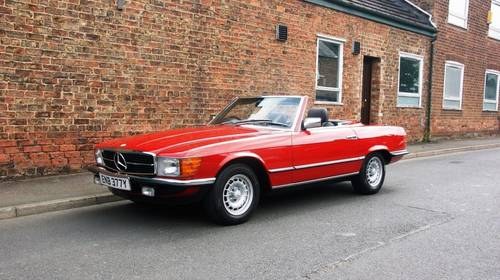 1983 Mercedes-Benz R107 280 SL, full service history SOLD