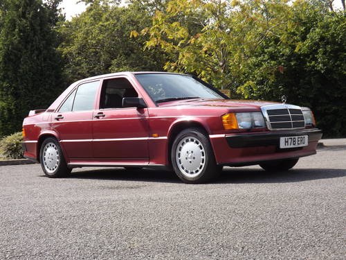 1990 Mercedes-Benz 190 2.5 16V 68,000 miles only For Sale by Auction