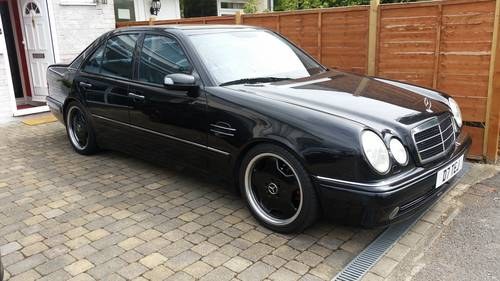 1998 Mercedes E55 AMG (W210) 5.4 V8 Obsidian Black For Sale
