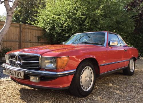 1986 - Mercedes 500SL R107. *SOLD* Air Con. FSH. Immaculate. For Sale