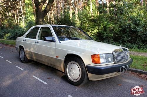 1989 Mercedes 190 - 2.0 - 43,000 miles from new - 1 Owner SOLD