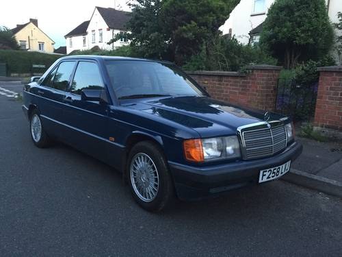 1988 Limited edition Mercedes 190e 2.0  manual For Sale
