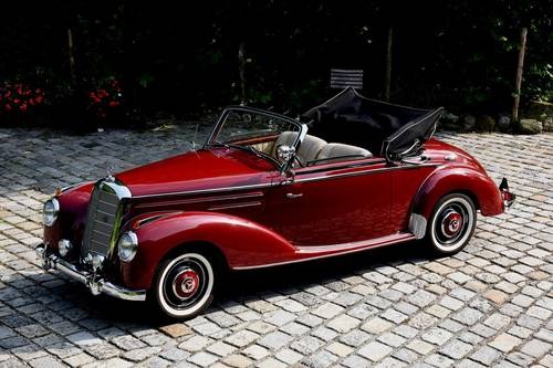 1951 Mercedes 220 Cabriolet A  For Sale
