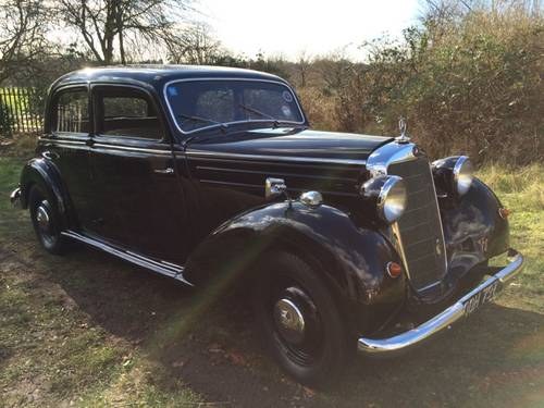 1954 Mercedes-Benz 170 SV Rare UK RHD 59,000 miles For Sale by Auction