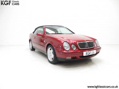 1999 A Sublime Mercedes-Benz CLK320 Elegance (A208) with Just 52, VERKAUFT