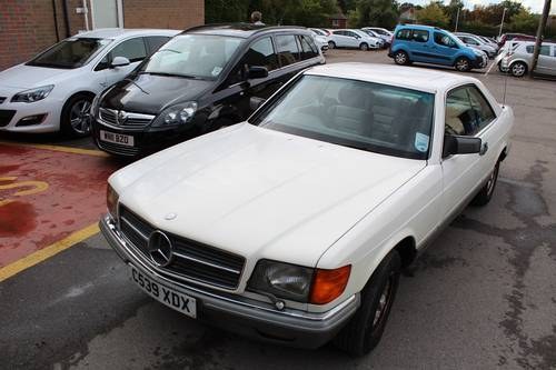 Mercedes 500 SEC Auto 1985 - To be auctioned 27-10-17 For Sale by Auction