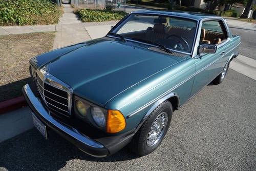 1984 Mercedes 300CD Turbo Diesel 2 Dr Coupe with 96K miles SOLD