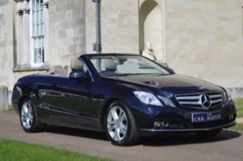 2010 Mercedes E250 CGI BLUEFFICIENCY Convertible - 23,000 Miles SOLD