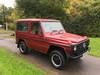 Mercedes G Wagon 280 GE 1987 For Sale by Auction