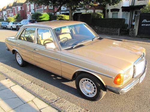 1984 Classic W123 Mercedes saloon SOLD