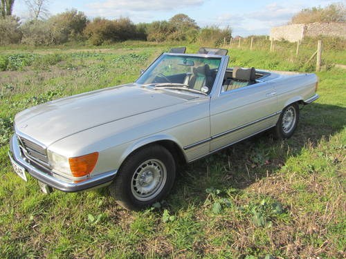 1977 Mercedes Benz 350SL with one owner and 46k miles new  In vendita