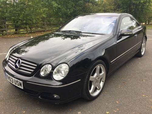 2003 MERCEDES CL500 5.0 V8 COUPE, STUNNING CAR, 2 OWNERS VENDUTO
