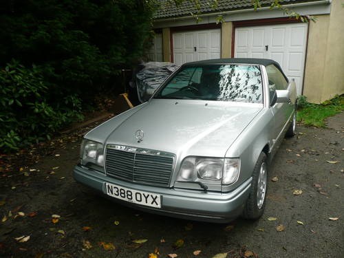 1996 Mercedes e320 sportline cabriolet 1 owner from new For Sale