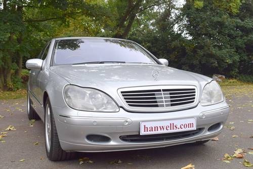 2003/03 Mercedes S55 AMG in Brilliant Silver For Sale
