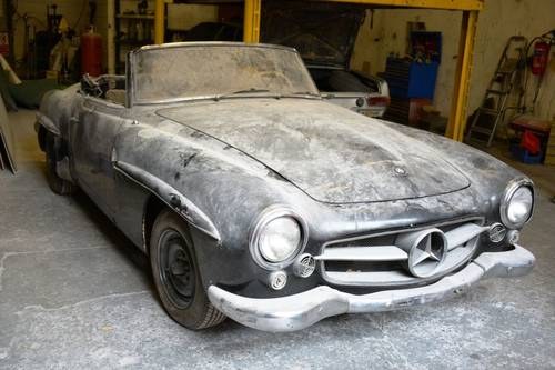 1961 Mercedes 190SL Project for restoration For Sale