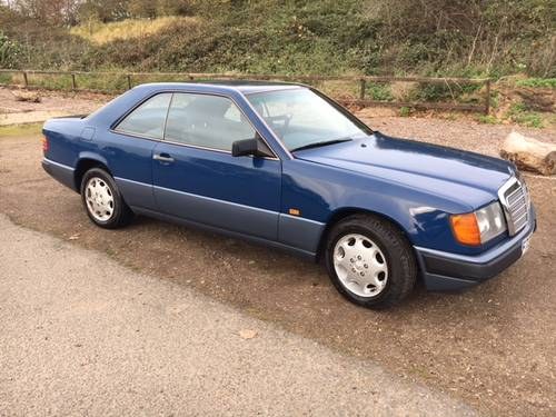 1989 Mercedes 230ce pillarless coupe only 83000m SOLD