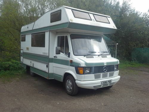 1986 Mercedes 207d mobile home For Sale