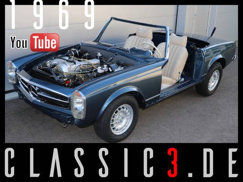 1969 MERCEDES-BENZ 280SL PAGODA AUTOMATIC MATCHING For Sale