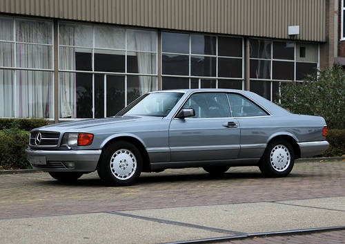 1987 Mercedes 500 SEC tripcomputer sliding roof lhd airco ABS  For Sale