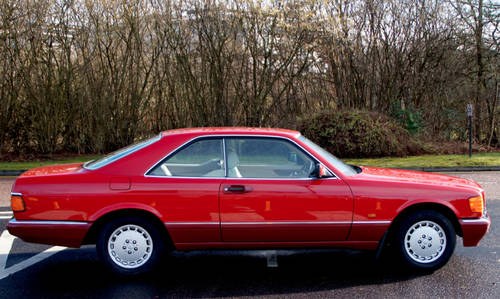 1991 Mercedes 420 SEC Full history - Low Mileage For Sale