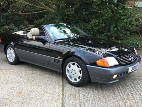 Mercedes SL320 Sports Convertible 1993/L 54,200 mile 2 owner For Sale