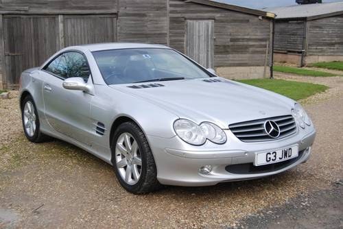 2003 Mercedes SL500 (R230), Silver/Anthracite, History, 90k, VGC SOLD