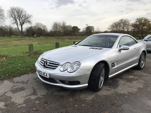 2003 MERCEDES SL55 AMG  SOLD MORE WANTED For Sale by Auction