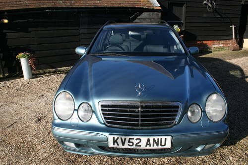 2002 stunning condition only 87000 miles petrol e240 estate  For Sale