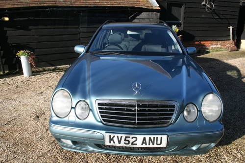 2002 stunning condition only 87000 miles petrol e240 estate For Sale