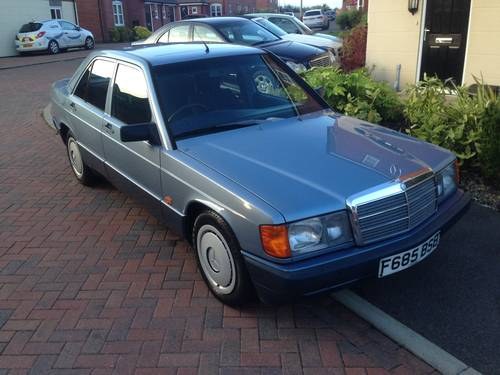 1989 Clean and original Mercedes 190E Automatic For Sale