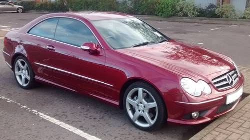 2007 Mercedes CLK 280 Sport AMG kit in rare Thulite Red For Sale