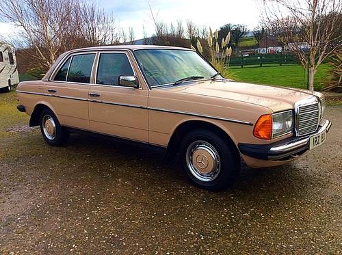 1983 MERCEDES 240D W123 - 1 OWNER - LOW MILES - STUNNER - POSS PX SOLD