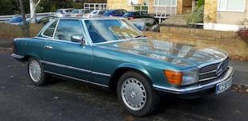 1985 MERCEDES-BENZ 380 SL CONVERTIBLE WITH HARDTOP For Sale by Auction