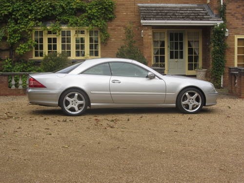 2003 Mercedes CL 500 59,000 miles with FSH & Huge Factory Spec For Sale