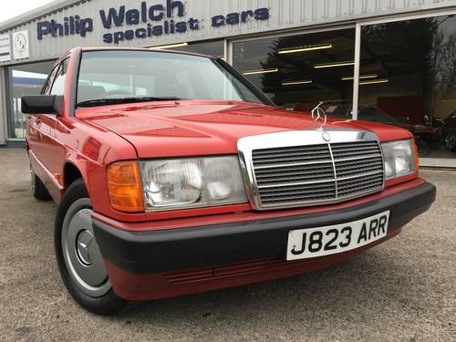 MERCEDES 190E 5 SPEED MANUAL 4 DOOR SALOON 34000 MILES ONLY SOLD