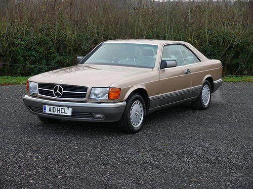 1990 Mercedes-Benz C126 500SEC SOLD