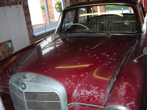 1962 1960's Mercedes Benz Restoration Project For Sale