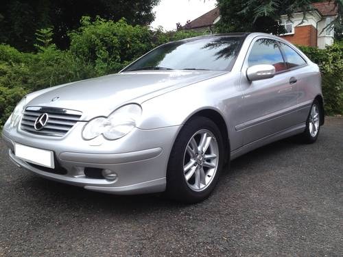2002 MERCEDES C180 COUPE SE PANORAMA– JUST 16,000 MILES For Sale