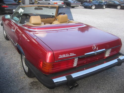 Mercedes SL380 Cabriolet 1985 (Project ) For Sale