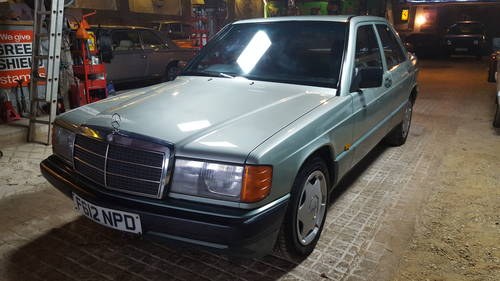 MERCEDES 190 CARB 2 LITRE AUTO VERY TIDY FSH SOLD