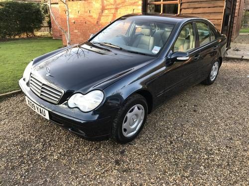 2001 MERCEDES C180. ONE OWNER IN EXCELLENT CONDITION SOLD